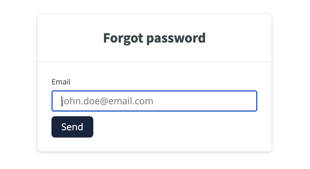 userdocks forgot password form (all filled)